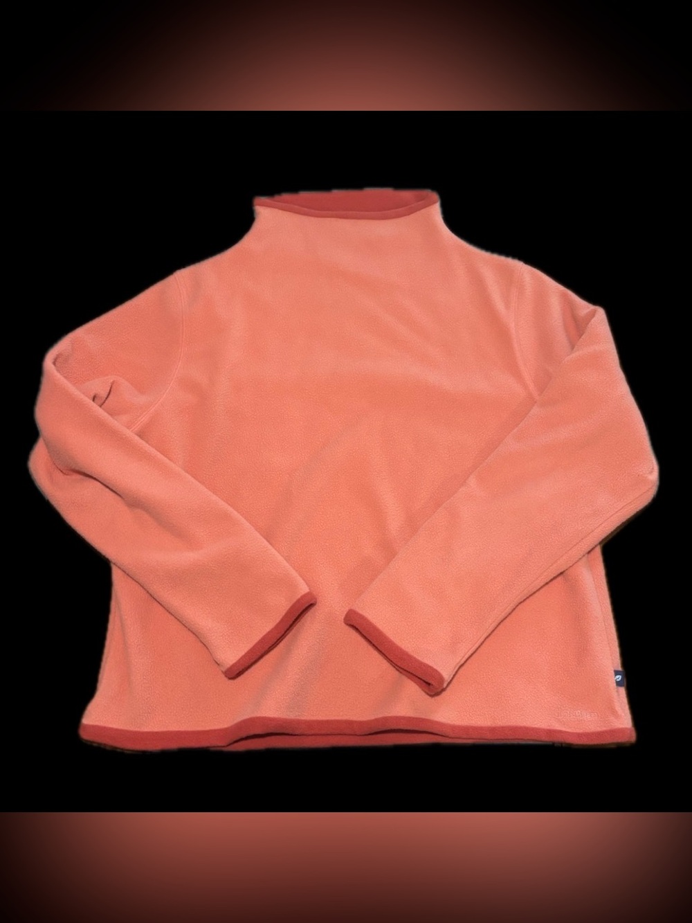 L.L. Bean Size: XL Women's Coral Long-Sleeve Fleece Pullover